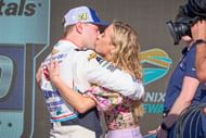 William Byron and Erin Blaney - Source: Imagn